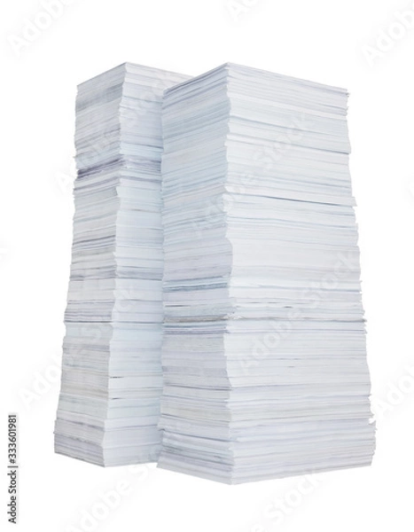 Obraz Two stacks of paper