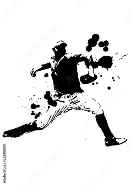 Obraz 野球選手　投手　ピッチャー