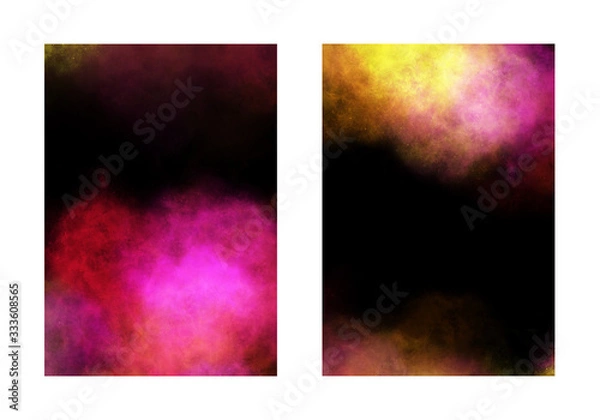 Obraz Abstract nebula background for business flyer, book cover, vector illustration.	