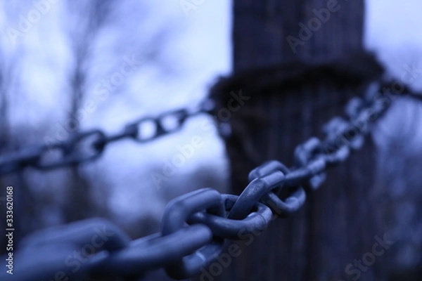 Obraz łańcuch bokeh