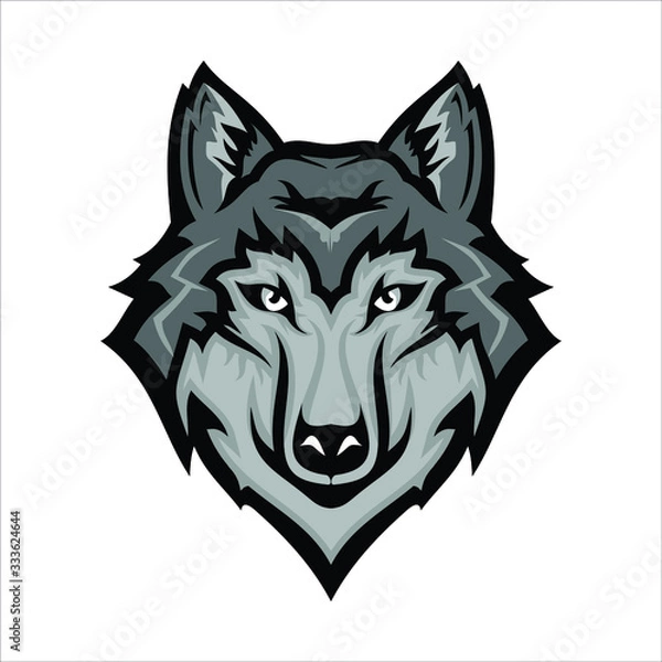 Obraz wolf icon vector. wolf logo. wolf head logo vector
