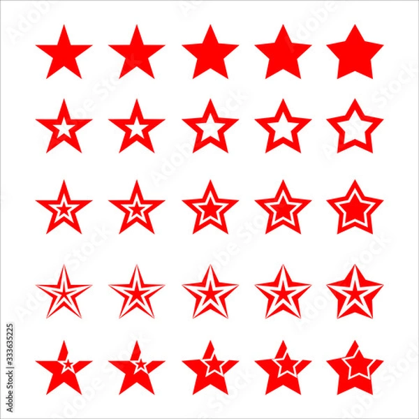 Obraz star icon trendy and modern star symbol for logo