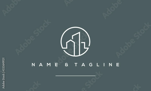 Obraz Alphabet letter icon logo