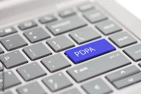 Fototapeta GDPR General data protection regulation PDPA Personal data protection act both form of personal data privacy policy 