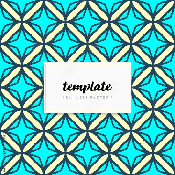 Fototapeta Background mandala seamless pattern vector