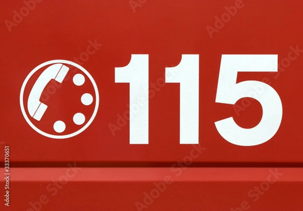 Obraz Call number of firemen - 115