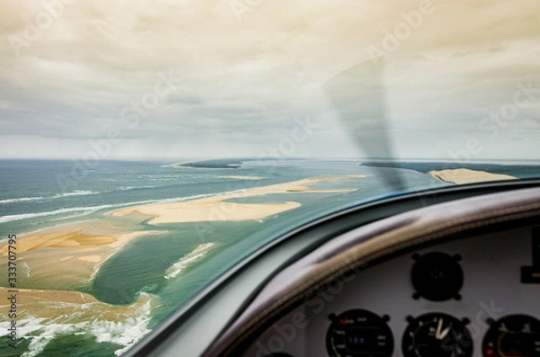 Obraz Flug über Arcachon
