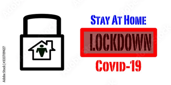 Obraz Lockdown to stop COVID-19 Coronavirus outbreak