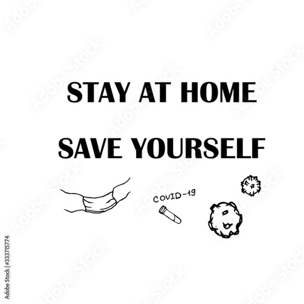 Fototapeta A motivative moto in with decorative elements