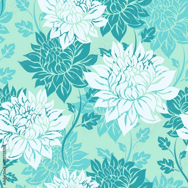 Obraz Vintage Flowers Seamless Pattern