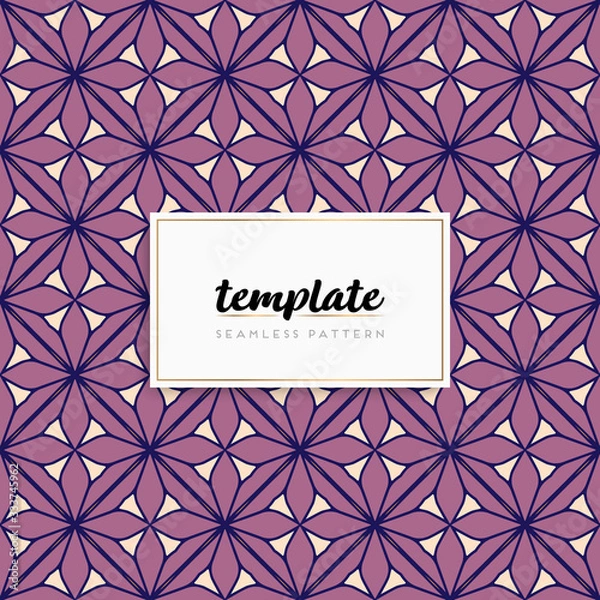 Fototapeta Background mandala seamless pattern vector