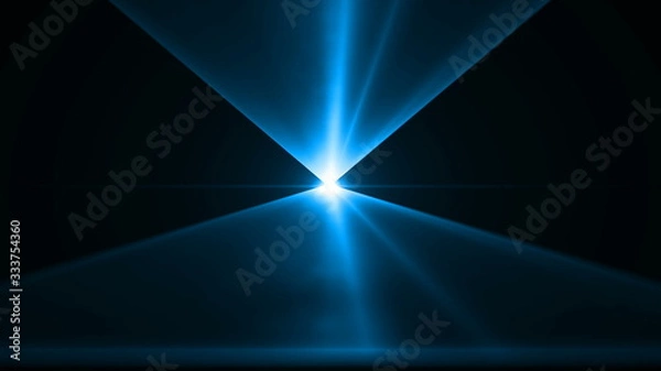 Obraz laser show from multi-colored rays of lights music festival lazer background illustration.