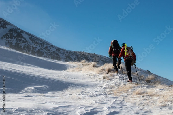 Obraz Mountain expedition 