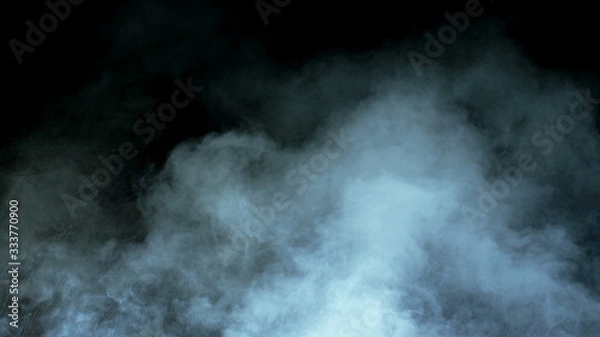 Obraz Thunder storm lightning Smoke on black background realistic photo for different projects! Very beautiful backdrop wallpaper texture banner background still.