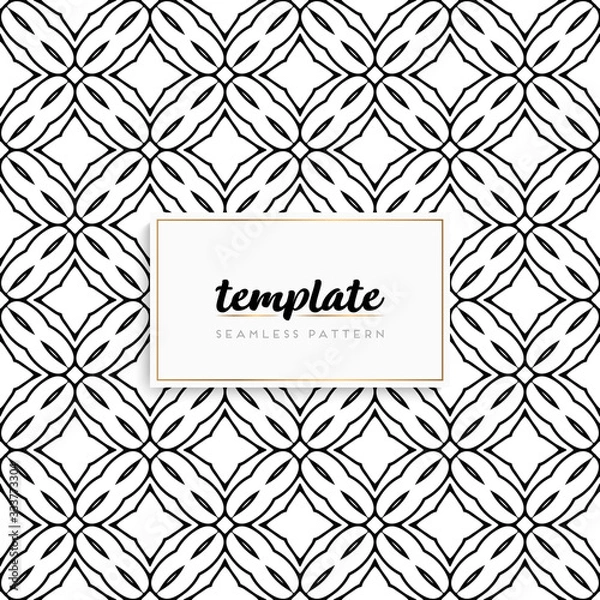 Fototapeta Background mandala seamless pattern vector