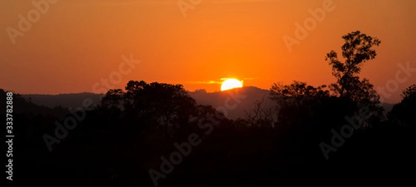 Obraz sunset in mountains