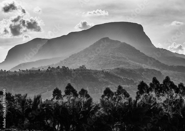 Obraz fuji in winter