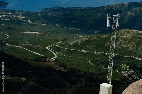 Obraz Aerial view af a road
