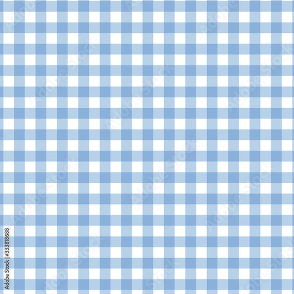 Obraz Blue Gingham Style Pattern Tile