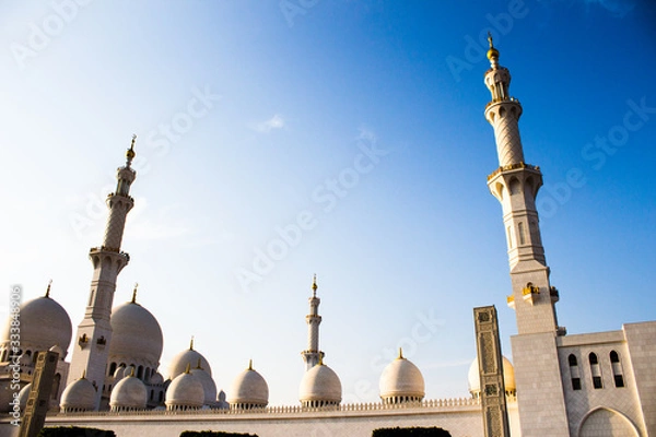 Obraz Abu Dhabi Grand Mosque Front View
