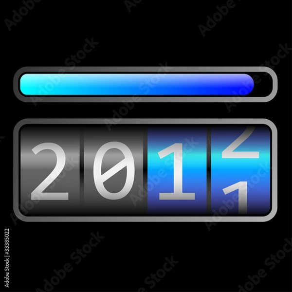 Obraz counter new year 2011-12