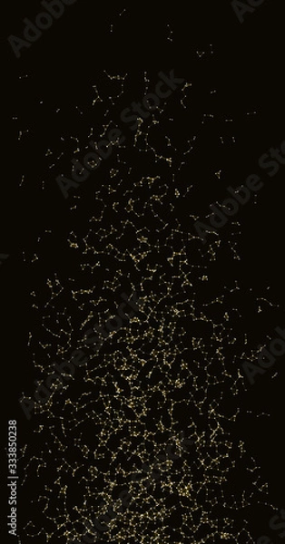 Fototapeta Network Mesh Procedural Art background illustration