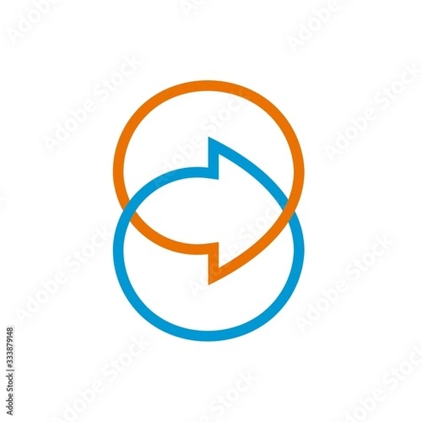 Obraz chat app logo design icon template. Vector illustrations