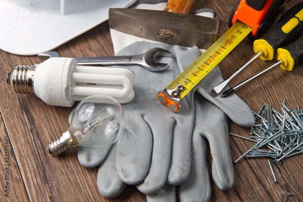 Obraz attrezzi da lavoro