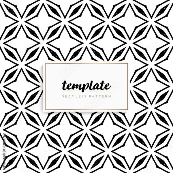 Fototapeta Background mandala seamless pattern vector