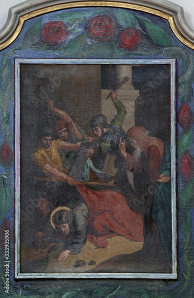 Obraz Way of the Cross in Church of Our Lady of Sorrows in Rosenberg, Germany