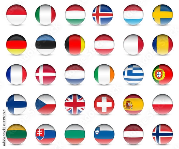 Fototapeta Euro-Länder