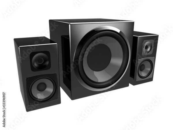 Fototapeta speakers