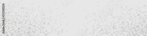 Fototapeta Network Mesh Random Procedural Art background illustration