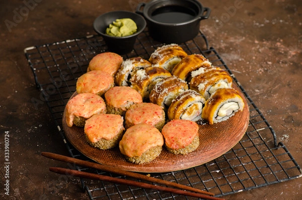 Obraz Japanese Food Hot Roll