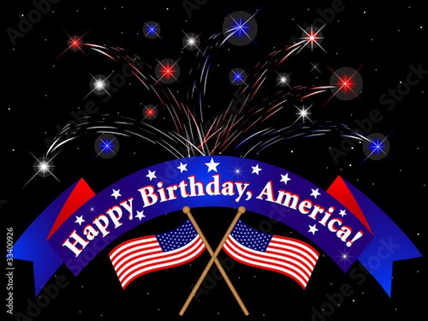 Obraz Colorful  firework.