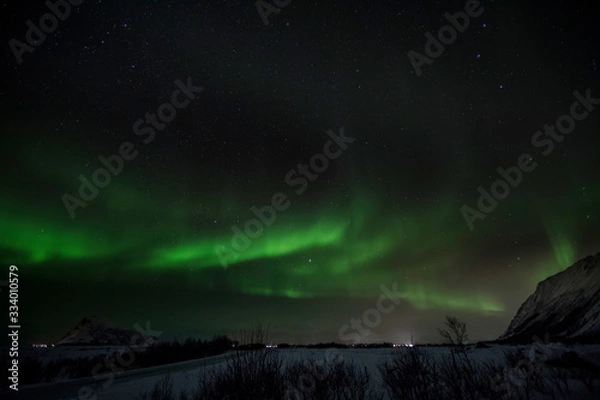Obraz Polarlicht über den Lofoten - Norwegen