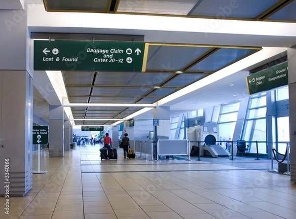 Obraz przyloty na lotnisko