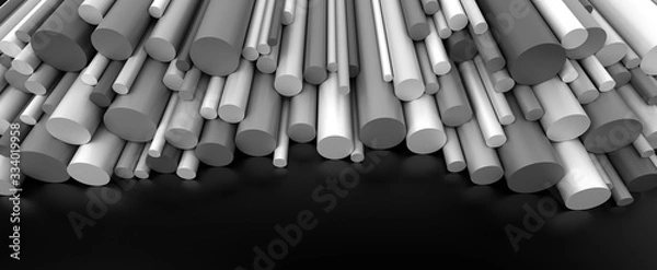 Fototapeta Plastic rods