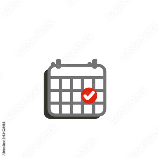 Obraz Calendar with Check Mark