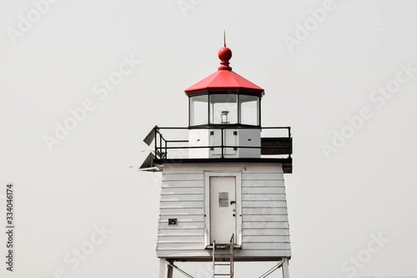 Obraz lighthouse isolated on white background