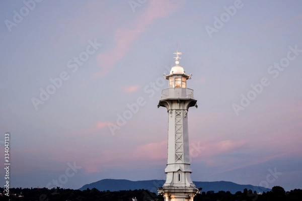 Obraz lighthouse at dusk