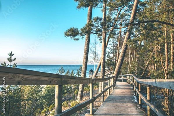 Fototapeta beach walkway