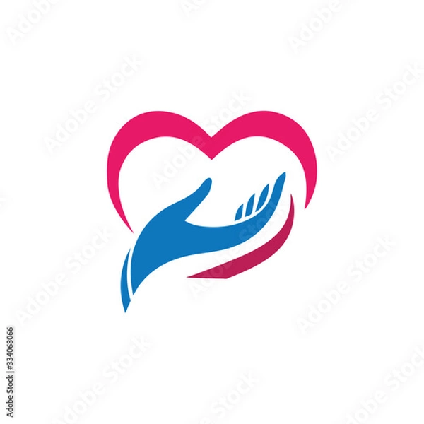 Obraz Hand Care Logo Template vector icon Business