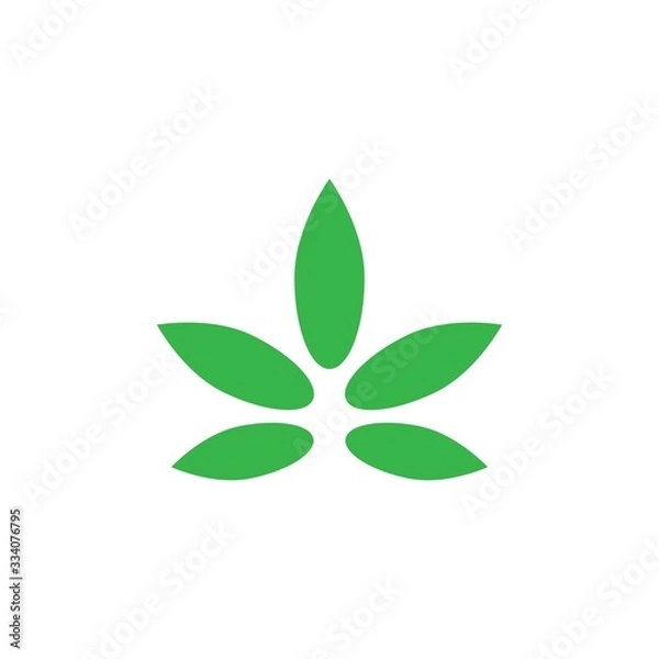 Fototapeta leaf graphic design template vector isolated