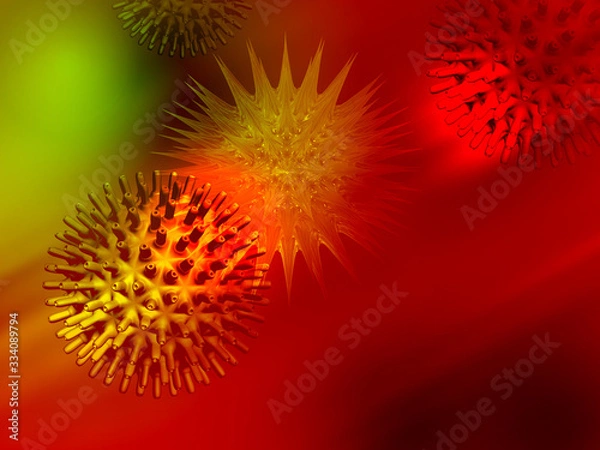 Obraz corona virus background stockimage