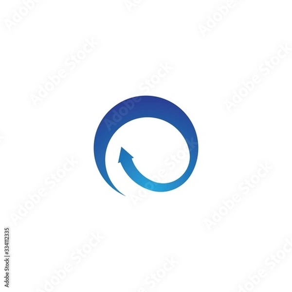 Obraz Arrows vector illustration icon logo template design