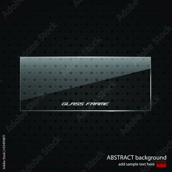 Fototapeta Awesome abstract dark vector background