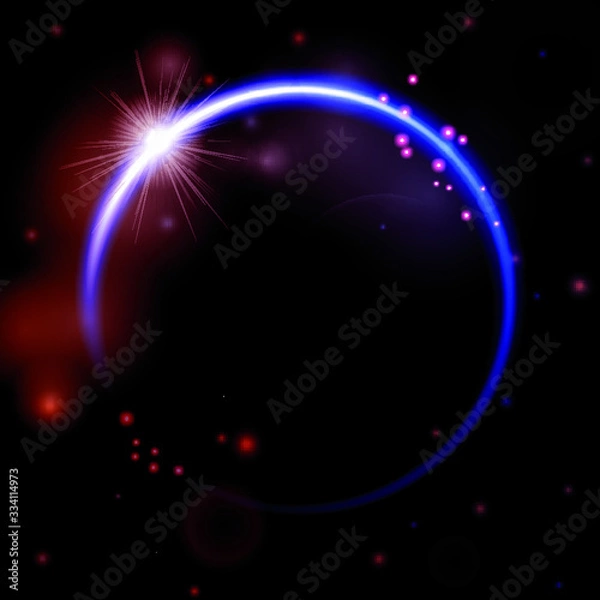 Fototapeta Awesome abstract dark vector background