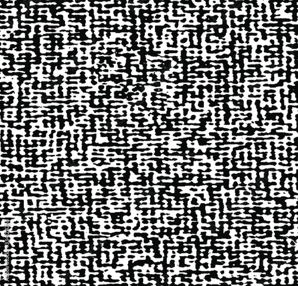 Fototapeta Abstract grunge halftone dots texture background. Modern dotted template vector illustration for design, covers, web sites, or banners.