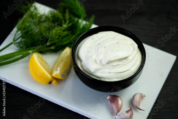 Obraz Garlic Mayo Aioli Dip